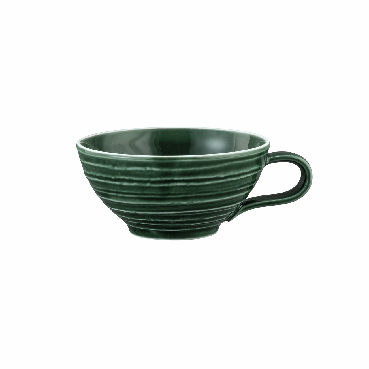 Terra, Teetasse mit Relief ø 109 mm / 0,14 l moosgrün